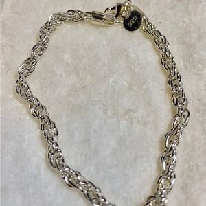 Elegant Silver Chain Bracelet